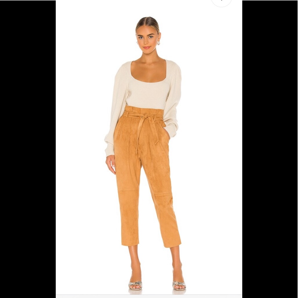 Free People Nightfall suede pants. NWT